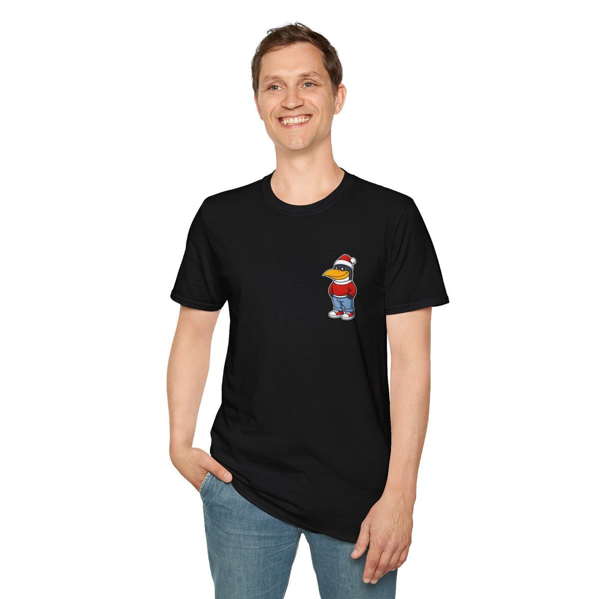 Pocket-Logo Chill Guin T-Shirt