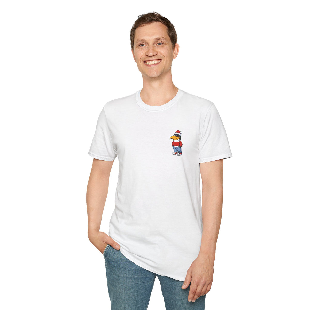 Pocket-Logo Chill Guin T-Shirt