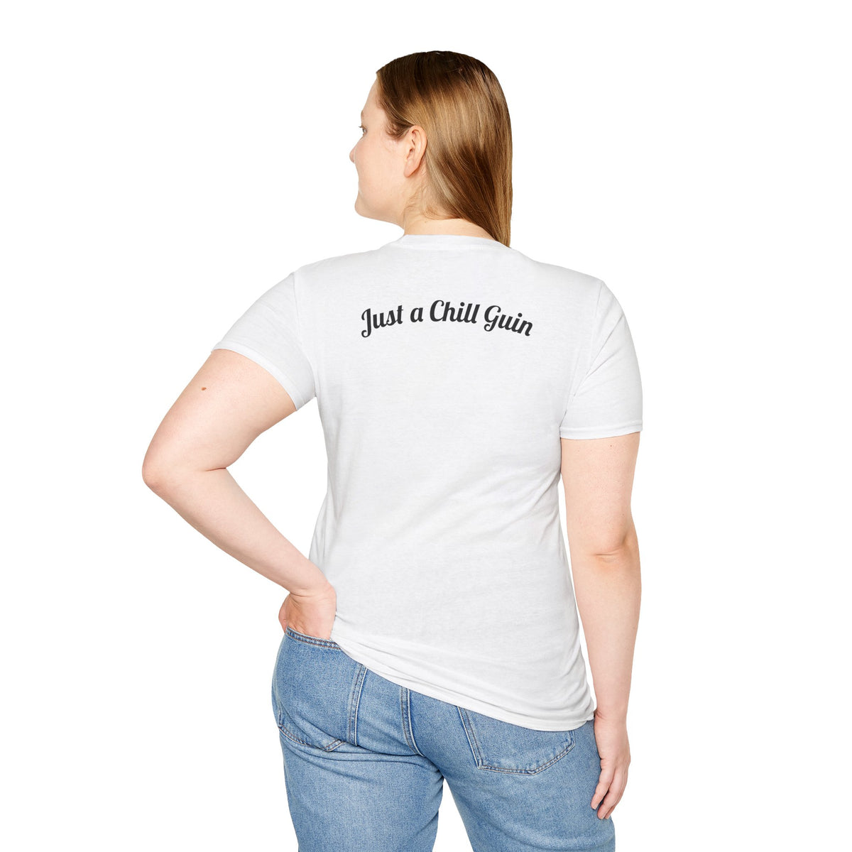 Pocket-Logo Chill Guin T-Shirt