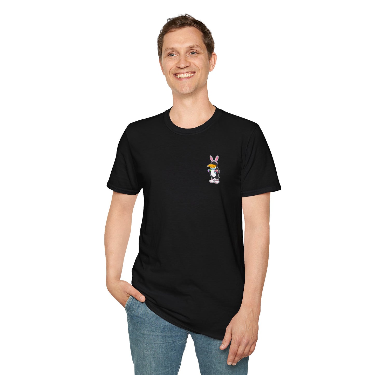 Pocket-Logo Easter Bunny Guin T-Shirt