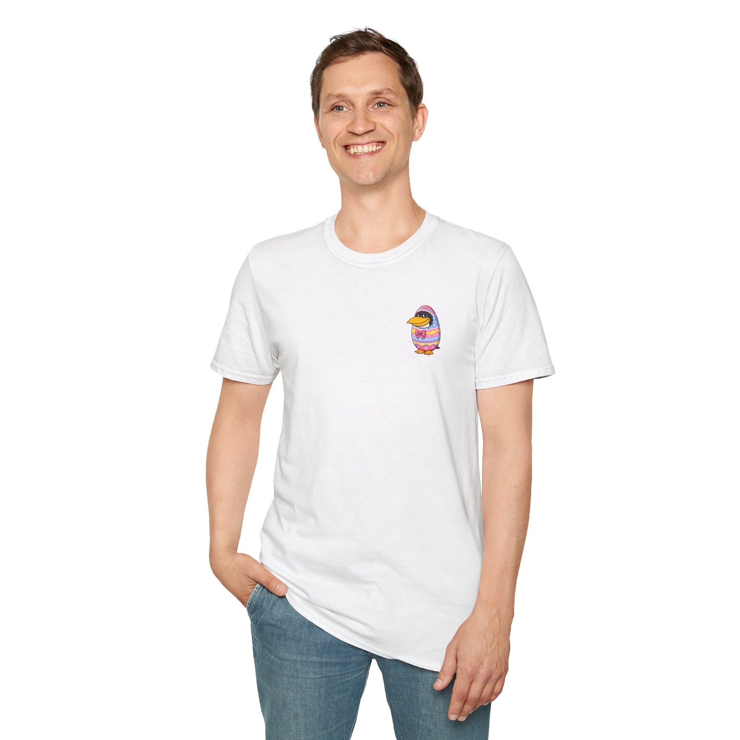 Pocket-Logo Easter Egg Guin T-Shirt